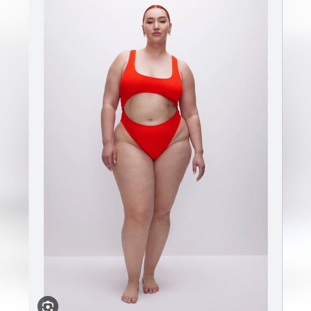 Good American mono-kini poppy 4XL